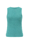 SWAYING/KNIT handmade crochet tank top SW24SS1T32 blue